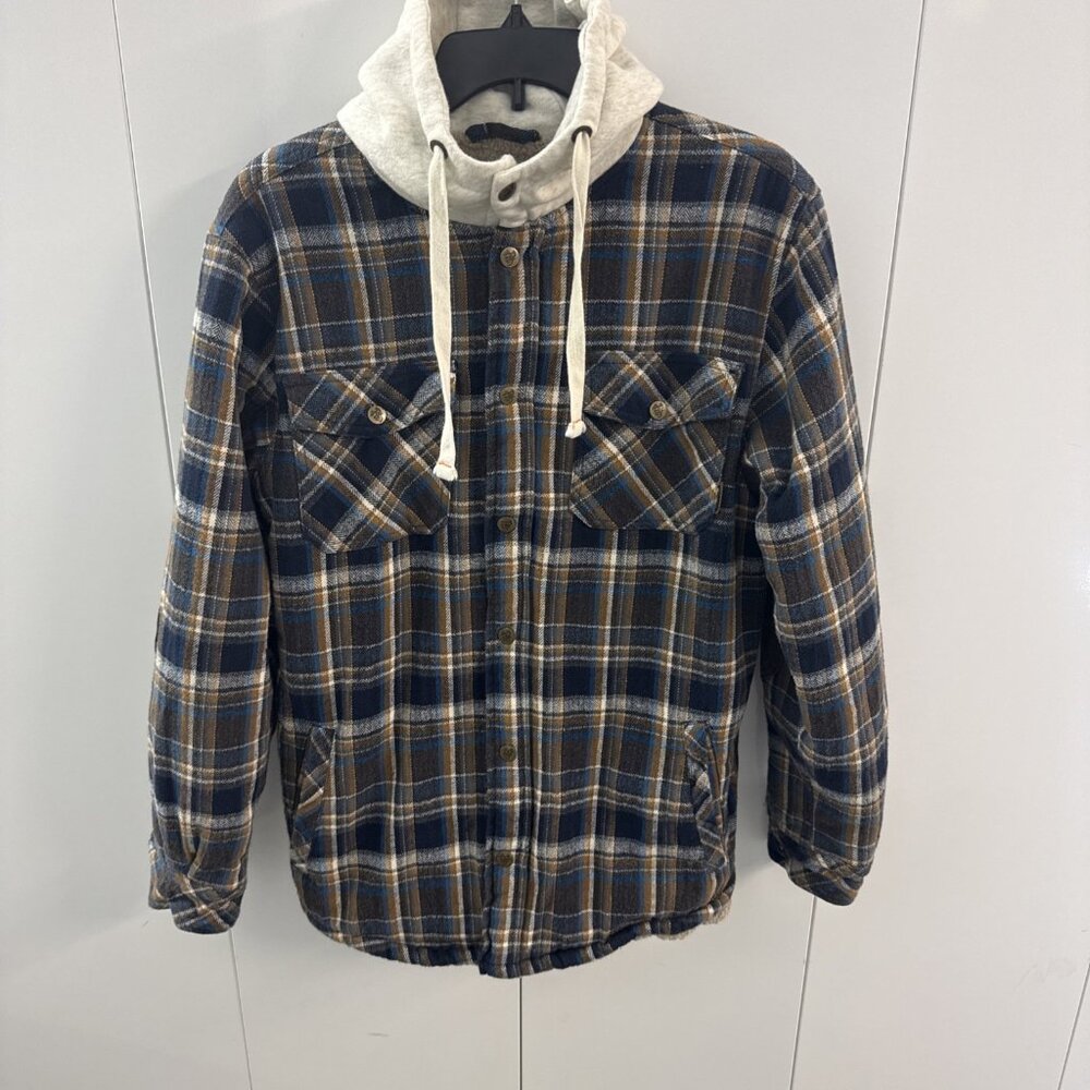 Legendary‎ Whitetails Mens Medium Sherpa Lined Hooded Flannel Jacket